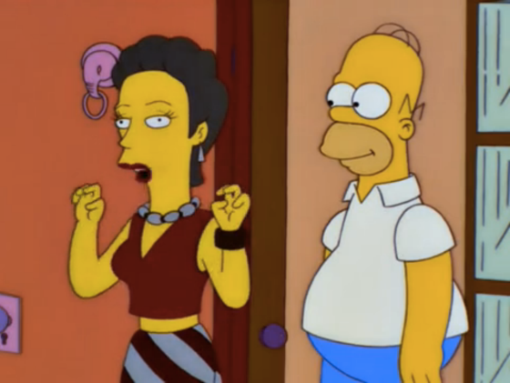 Isabella Rossellini in "The Simpsons"